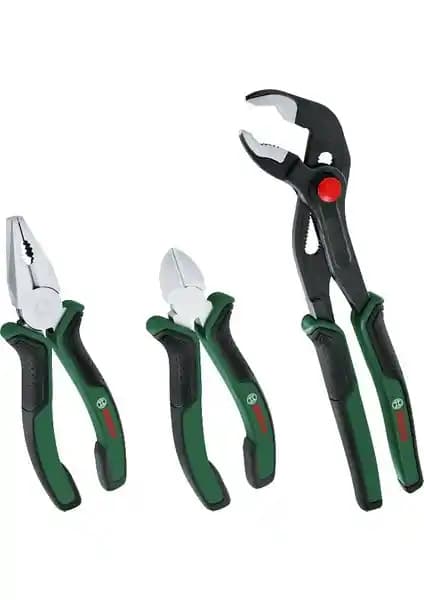 Bosch Pense Seti 3 Parça Premium: Dayanıklı ve Çok Yönlü Profesyonel El Aletleri