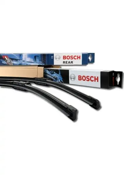 Bosch Seat Leon İçin Uygun Ön Arka Silecek Takımı 2013-2020 Aerotwin Serisi