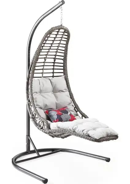 Capri Swing Bodrum Tekli Rattan Salıncağı Bahçe ve Balkon Dekorasyonunda Şık ve Dayanıklı Çözüm