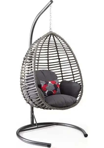 Capri Swing Gümbet Tekli Rattan Bahçe ve Balkon Salıncağı Özellikleri ve Kullanım Avantajları