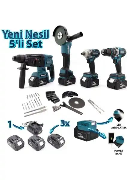 Dawreek Beşli Set MK350: Güç ve Dayanıklılığı Bir Arada Sunan Çok Amaçlı Güç Kaynağı