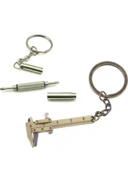 Depolife Mini Anahtarlık Kumpas ve Tornavida Seti: Pratik ve Dayanıklı Tamir Çözümü