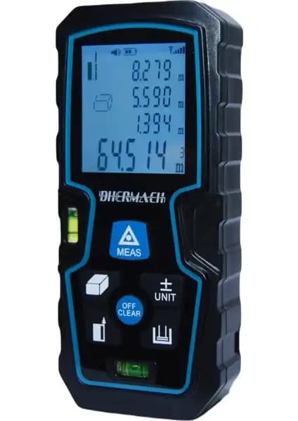 Dhermach Dlm 60 S Lazerli Mesafe Ölçer İnşaat ve Endüstri İçin Hassas Ölçüm Cihazı