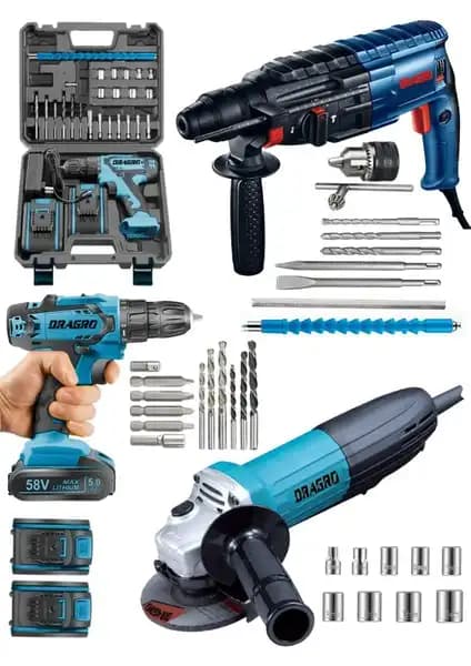 Dragro Alman Pro 3'lü Set ve Güçlü Elektrikli Aletler Hakkında Detaylı İnceleme