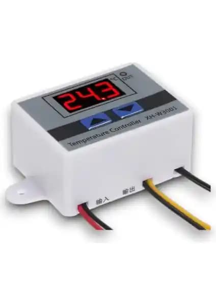 Elektromall XH-W3001 220V AC Dijital Termostat Akvaryum ve Kuluçka Makinesi Kontrolü