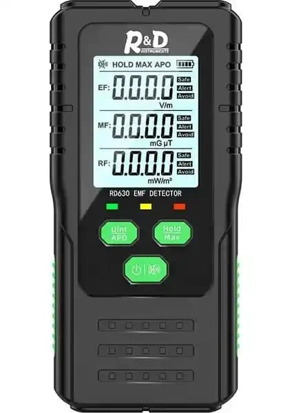 Gelişmiş R&D EMF Metre ile Elektromanyetik Alan ve Radyasyon Ölçümünde Güvenilirlik