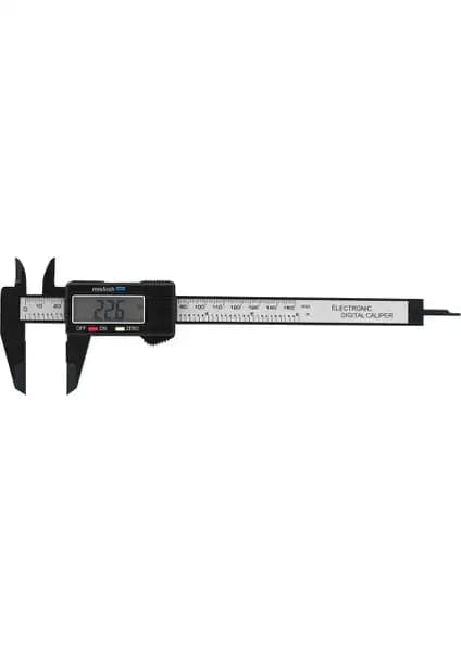 Hegi Kumpas Dijital LCD Ekran Karbon Fiber Hassas 150MM Ölçüm Cihazı