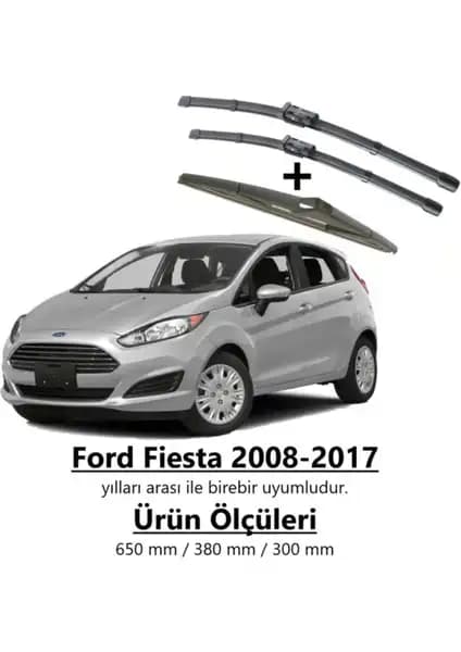 Inwells Ford Fiesta 2008-2017 Ön ve Arka Muz Silecek Takımı Detaylı İnceleme