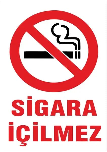 İş Güvenliği Levhaları Karşılaştırması: Garaj Girişi ve Sigara İçilmez Levhası 2