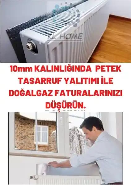 Kl Home 6'lı Yalıtım Levhası 10mm Kalınlıkta Isı Yansıtıcı ve Enerji Tasarrufu Sağlayan Ürün