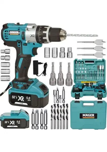 Mager Germany XR 58V Çift Akülü Darbeli Vidalama Matkapı Detaylı İnceleme