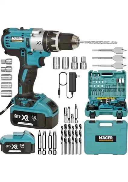 Mager Xr 58 Wat Darbeli Matkap Almanya Teknolojisiyle Güç ve Çok Yönlülük Sunar