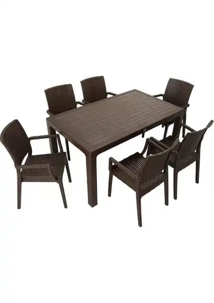 Mandella Elit Rattan 90x150 Dış Mekan Koltuk Takımı Şıklık ve Dayanıklılık Sunar