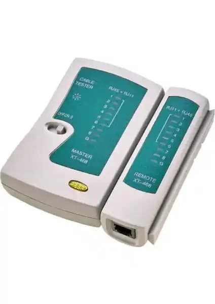 Merter Powermaster PM-2335 Kablo Test Cihazı RJ45 ve RJ11 Testleri için Güçlü ve Dayanıklı
