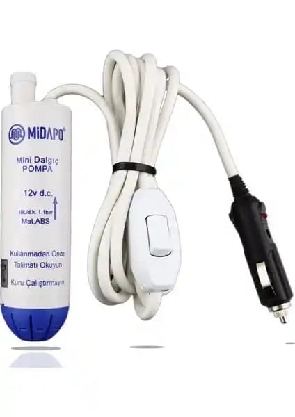 Midapo 12 Volt Mini Dalgıç Pompa: Yüksek Performanslı ve Pratik Sıvı Transfer Çözümü