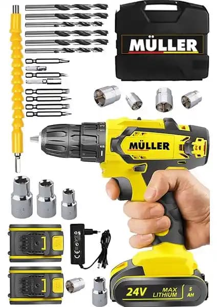 Müller Germany X-Torq Çift Metal Şanzıman Çift Akülü Vidalama Matkap Özellikleri ve Teknik Detaylar