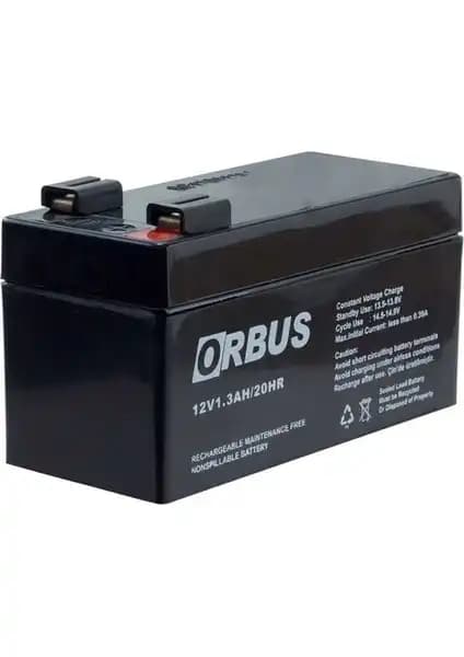 Orbus 12V 1.3AH Bakımsız Kuru Akü: Dayanıklı ve Kompakt Enerji Kaynağı