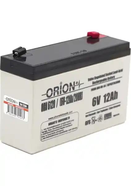 Orion 6V 12Ah Kuru Akü: Güç Kaynağında Güvenilirlik ve Uzun Ömürlü Performans