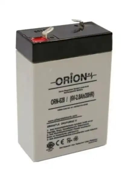 Orion 6V 2.8Ah Kuru Akü Güç ve Güvenilirlik Sunan Endüstriyel Çözüm