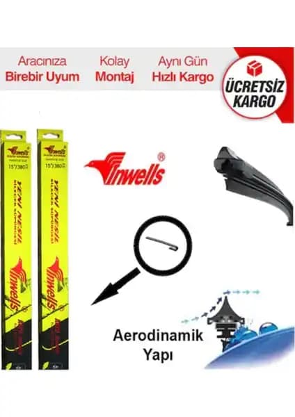Peugeot 307 2001-2004 İçin Inwells Ön Muz Silecek Takımı Güvenilir Performans