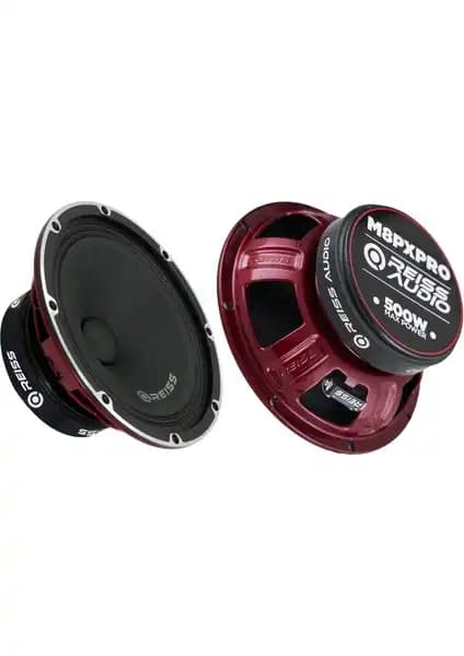 Reiss 20 cm Midrange RS-M8PX PRO Hoparlör 1000W Güç ve Üstün Ses Kalitesi