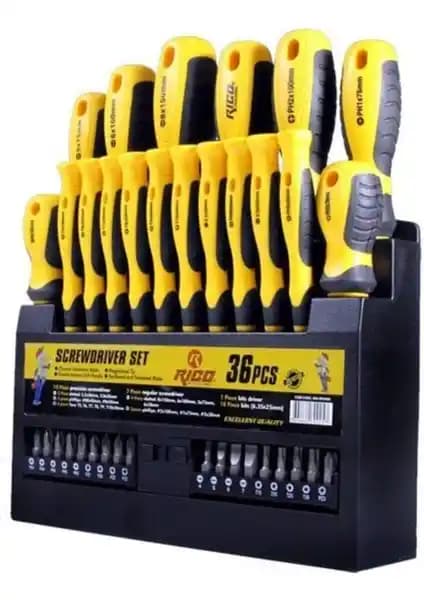 Rico 36 Parça Tornavida Seti Profesyonel ve Dayanıklı Çözüm 75-90 karakter