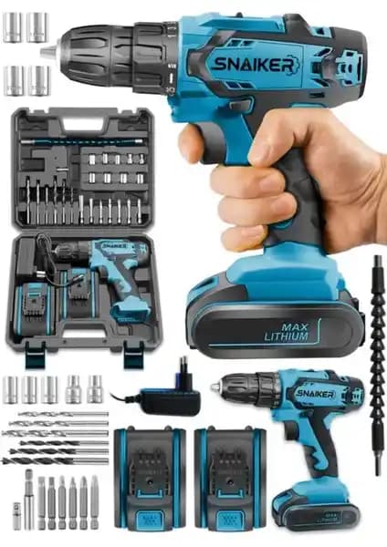 Snaiker 12 V 1.2 Ah Cooper Darbeli Çift Metal Şanzumanlı Vidalama Matkap Özellikleri ve Kullanım Alanları