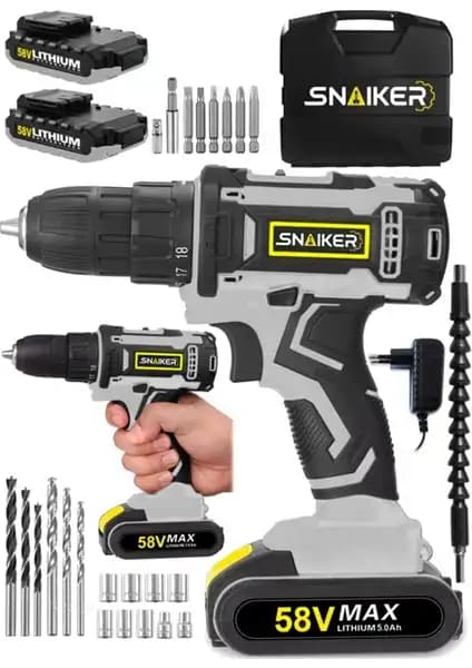 Snaiker 12 V 1.2 Ah Gtx-1 Darbeli Çift Metal Şanzuman Vidalama Matkap Özellikleri ve Kullanım Rehberi