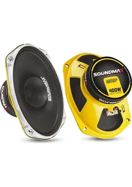Soundmax Oto Mıdrange Oval 6x9 400W ve SX-M69F ile Güçlü ve Kaliteli Araç İçi Ses Deneyimi
