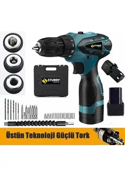 Sturdy 36V 5Ah Li-ion Akülü Matkap Seti: Güçlü ve Çok Yönlü Kullanım İçin Ideal