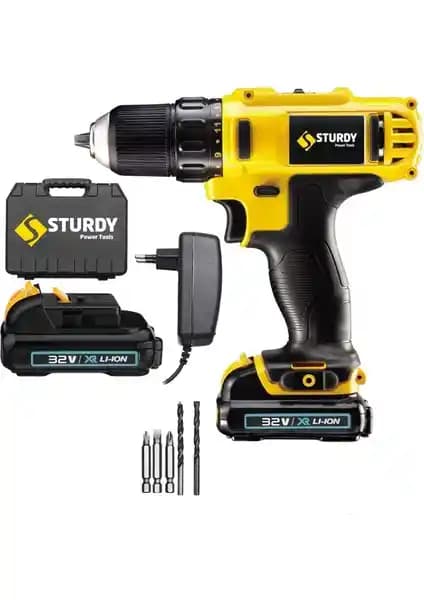 Sturdy Power Tools 32V Çift Akülü Şarjlı Vidalama ve Delme Matkap Özellikleri ve Kullanım Alanları