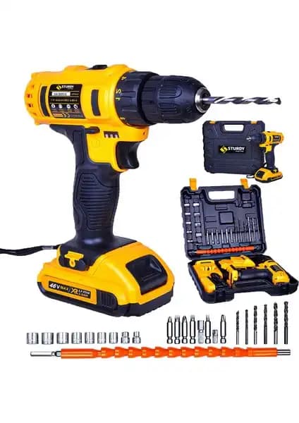 Sturdy Power Tools 46V Çift Akülü Profesyonel Vidalama Matkap Seti İncelemesi