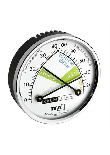 Tfa Analog Termometre Higrometre 3: Estetik ve Güvenilir İç Mekan Ölçüm Cihazı