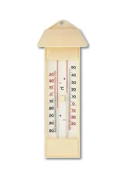 TFA Plastik Minimum Maksimum Termometre 10.3015.03 Güvenilir Sıcaklık Takip Cihazı