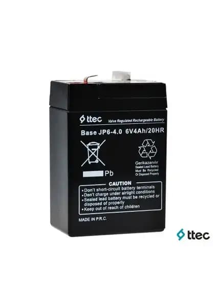 Ttec Base 6 Volt 4 Ah Kuru Akü: Yüksek Performanslı Güç Kaynağı