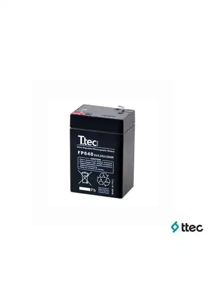 Ttec T.Tec Plus 6V 4Ah Bakımsız Kuru Akü: Güç ve Güvenilirlik İçin Ideal Çözüm