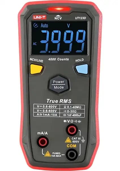 Uni-T UT-123D Otomatik Dijital Multimetre Elektrik ve Elektronik Ölçümleri İçin Güçlü ve Güvenilir Bir Araç
