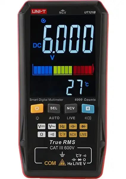 UNI-T UT121B Akıllı Dijital Multimetre ile Elektrik ve Elektronik Ölçümlerinizde Güvenilirlik