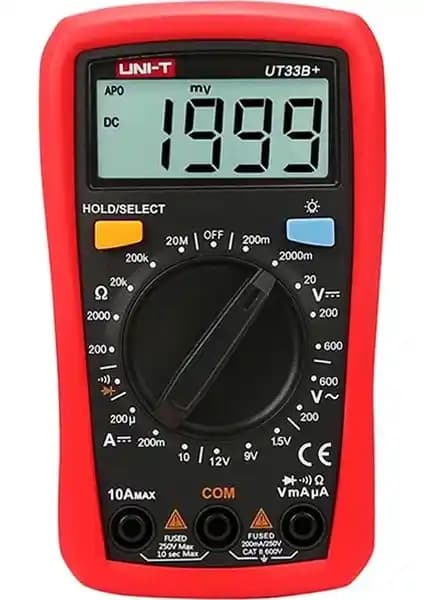 UNI-T UT33B+ Dijital Multimetre: Güvenilir ve Dayanıklı Elektrik Ölçüm Aracı