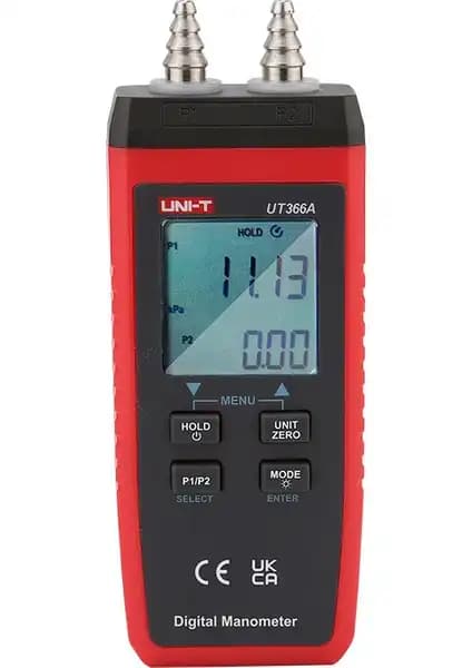 Uni-T UT366A Dijital Manometre Endüstriyel ve HVAC Uygulamaları İçin Güvenilir Ölçüm Cihazı