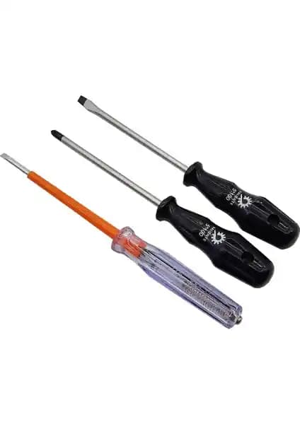 Valiente 3 Parça Yıldız ve Düz Tornavida Kontrol Kalemi Takımı Özellikleri ve Kullanım Avantajları