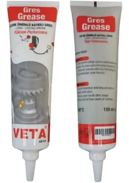 Veta Tırpan Gresi Tüp 150 ml - Dayanıklı ve Pratik Mekanik Yağlama Çözümü