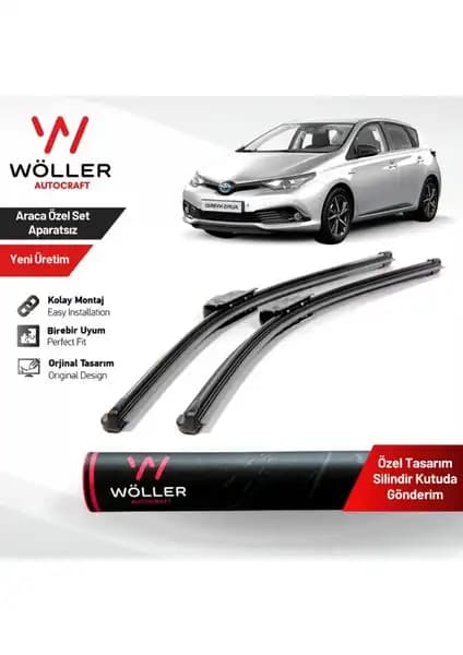 Wöller Toyota Auris 2013-2018 İçin Yüksek Performanslı ve Dayanıklı Silecek Takımı