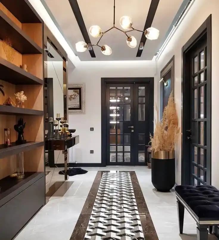 Dar Giriş Holü Dekorasyonunda Fonksiyonel ve Estetik Çözümlerle Mekan Verimliliği