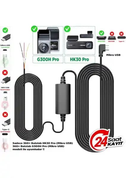 360 Botslab G300H Pro ve HK30 Pro Araç İçi Kamera Sistemleri Güvenlik ve Kayıt Çözümleri