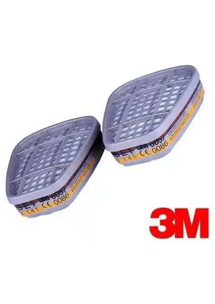 3M 6057 Abe1 Organik İnorganik Asit Gaz Filtresi Endüstriyel Solunum Koruma Çözümü