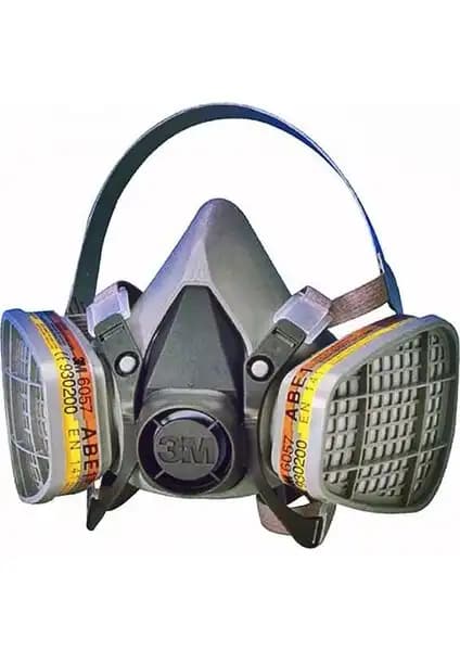 3M 6200 Solunum Koruyucu ve 6057 Filtre Seti ile Güvenli ve Konforlu Kimyasal Koruma
