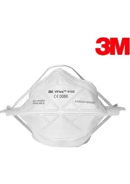 3M 9152E VFLEX RESP.FFP2 Endüstriyel Toz Maskesi Güvenlik ve Konforu Bir Arada