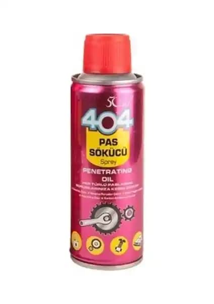 404 Pas Sökücü Sprey 200 ml: Metal Pas ve Korozyonla Mücadelede Güçlü Çözüm