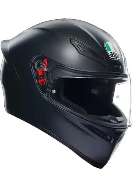 AGV K1 S Mono Matt Black Kapalı Motosiklet Kaskı Güvenlik ve Performansın En İyi Seçeneği